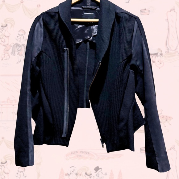 JNBY Leather Panel Jacket - Picture 3 of 7